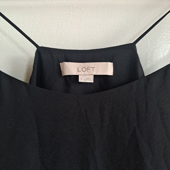 Loft Camisole - Size Large Tank top - Black Summer Top - Picture 3 of 8